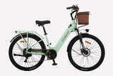 Cysum X-City Electric Bike - 48V 250W Motor, 45Nm Torque, 48V 10.4Ah Lithium Battery, Step-Through Frame, Unisex Design for Commuting