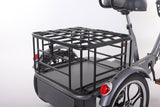 Cysum T1 Electric Tricycle - 48V 400W Motor, 48V 12Ah Battery, 16*1.75 Tires, Cargo Basket, Unisex Design for Commuting