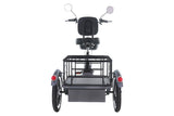 Cysum T1 Electric Tricycle - 48V 400W Motor, 48V 12Ah Battery, 16*1.75 Tires, Cargo Basket, Unisex Design for Commuting