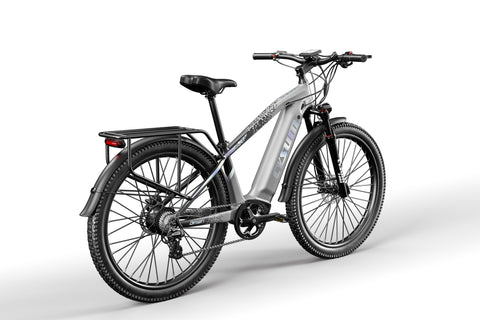 Cysum Speedy 27.5'' Electric Bike, 48v 672Wh Lithium Battery 75Nm City E-Bike